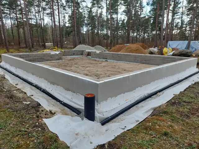 Eramu lintvundament – Süld Ehitus, Saaremaa