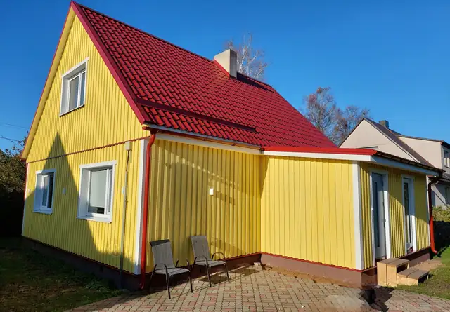 Eramu soojustus ja puitfassaad – Süld Ehitus, Saaremaa